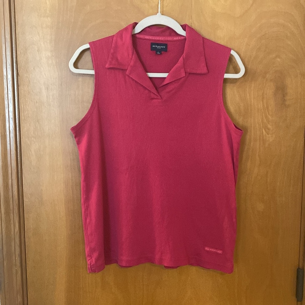 Burberry Golf Sleeveless Polo